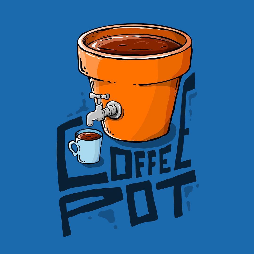 Coffee Pot Illustration
