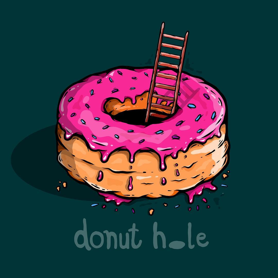 Donut Hole Illustration
