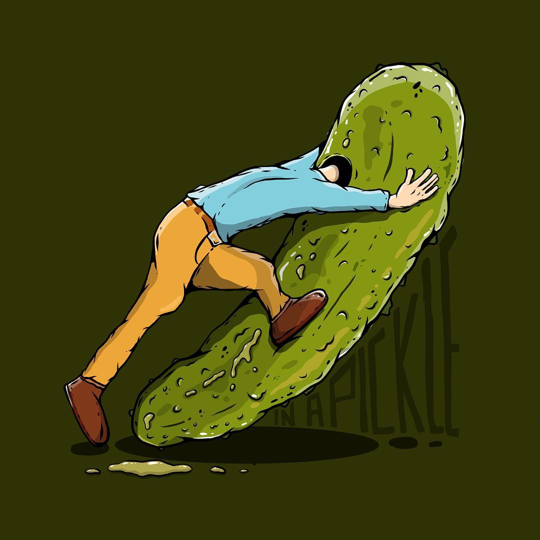 In a Pickle Illustration