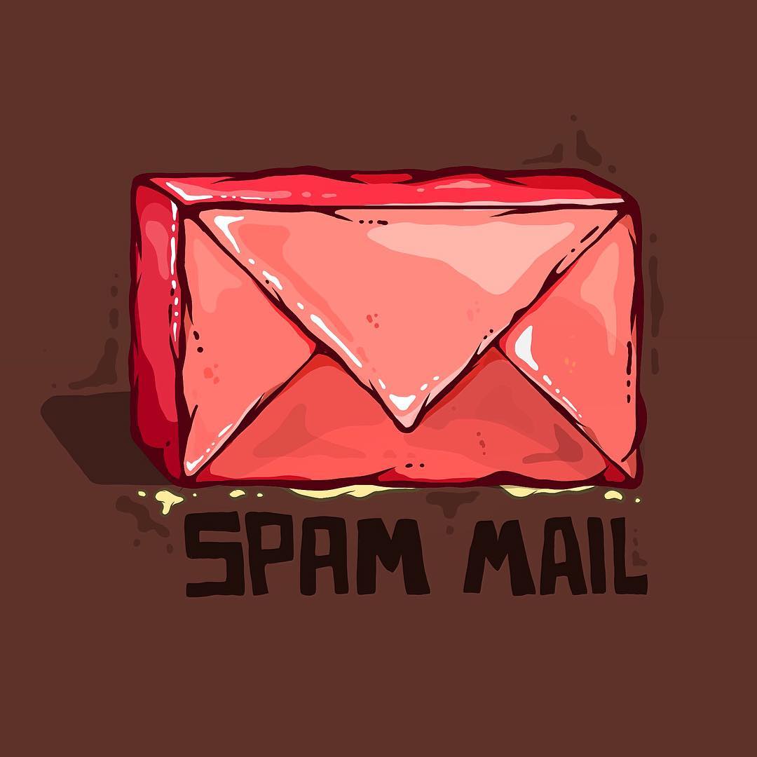 Spam Mail Illustration