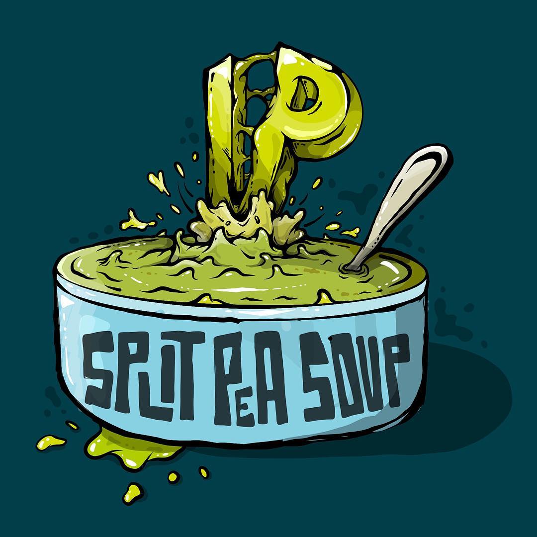 Split Pea Soup Illustration